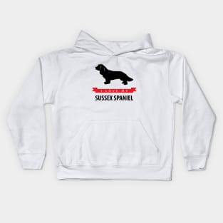 I Love My Sussex Spaniel Kids Hoodie